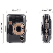 Mini Liplay Hybrid Instant Camera Transparent Protective Case - Crystal Hard Shell, Precise Cutouts - View 3