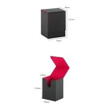 1pc Stackable Card Storage Box, Portable Square Card Storage Box, Card Game Storage Stackable Storage Box, Cosmetic Lipstick Holder - A - View 12