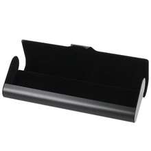 Slim Matte Hard Metal Spectacles Case Reading Glasses Eyeglasses Case Protection Case Black - A - View 6