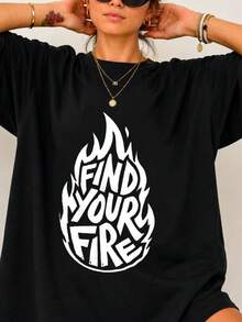 1pc Camisetas para mujer, Camisetas Para Hombre, cuello redondo, estilo urbano juvenil, estampado de gatos negros con texto Anti Social Club, para jóvenes y amantes de la moda alternativa - Negro 3 - Ver 1