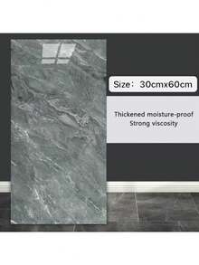 10pcs Self-Adhesive Marble Tiles Sticker Waterproof PVC Tile Wall Sticker Bathroom Livingroom Decor Imitation Ceramic Tile - Multicolor - View 18