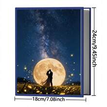 1pc 6 Inch 200 Sheets Photo Album, Insertable Family Photo Collection, Large Capacity Photo Album, Photo Storage Book, Family And Student Photos, Winter Christmas Valentine's Day New Year Gift - 1PC - View 4