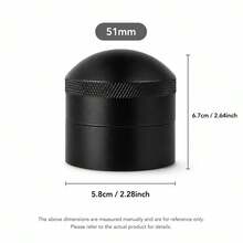 1pc Adjustable Rotating Coffee Powder Distributor, Coffee Powder Stirring Tool, Espresso Tamper Compatible With 51/53/58mm, Professional Espresso Distribution Tool, Espresso Machine Accessory, Barista Essential - Multicolor - View 10