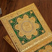 New European Style Carved Print Book Shelf Bracket Foldable Storage Base Book Stand Book Holder Reading Shelf - Multicolor - View 5