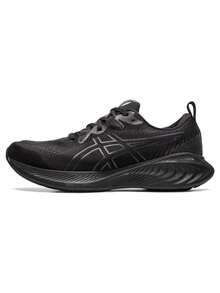 ASICS Gel Cumulus 25 Running Shoes Men Black/Gunmetal Cushioned Lightweight Road Running - Default - View 2