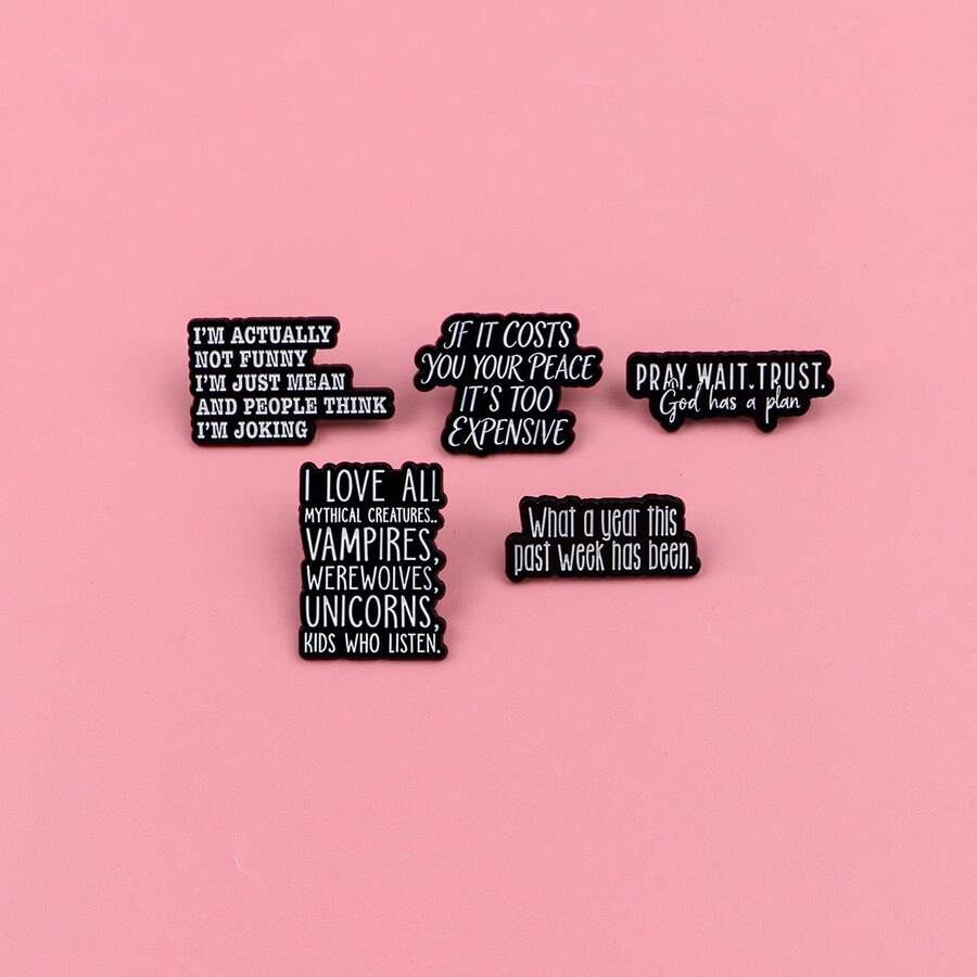 Lapel Enamel Pins And Brooches Badge Pins For Backpacks Bags Backpack Cool Decoration Friend For Gifts