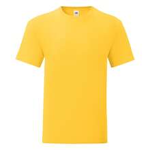Fruit Of The Loom Mens Iconic T-Shirt - Sunflower Yellow - View 1