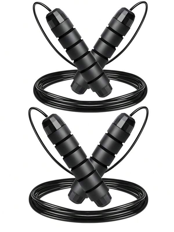 Premium Adjustable Speed Jump Rope With Smooth Ball Bearings For Fat Burning & Body Shaping