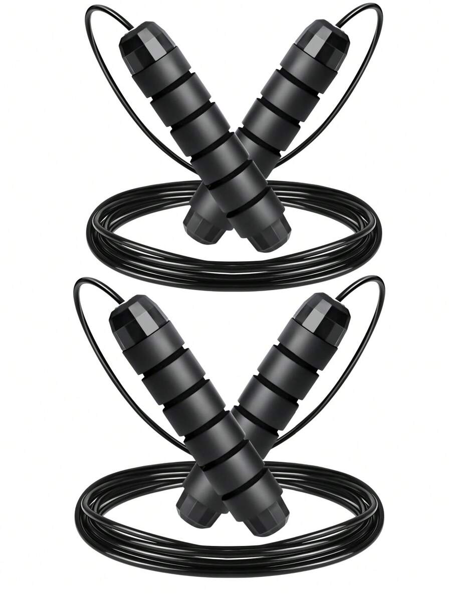 LMMAKE 1PC Premium Adjustable Jump Rope: High-Speed Ball Bearing Design For Daily Fitness Workouts, Perfect For Home, Gym And Outdoor Use. Suitable For All Fitness Enthusiasts.