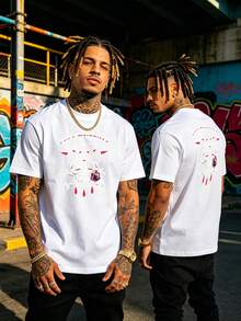 High Quality 106% Cotton Tee Suitable For City Walk Leisure Daily Wear - White - View 2