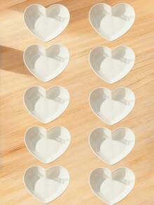1/5/10pcs Heart-Shaped Plastic Trays - Multi-Purpose Nut Tray, Snack Tray, Fruit Tray, Dessert Tray, Cake Tray, Chip Tray - Suitable For Home, Party, Wedding, Birthday, Holiday And Other Occasions Kitchenware - Multicolor - View 14