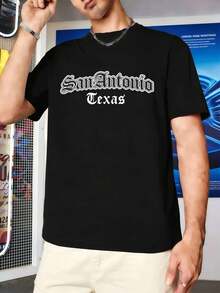 Men T-Shirts - Black - View 1