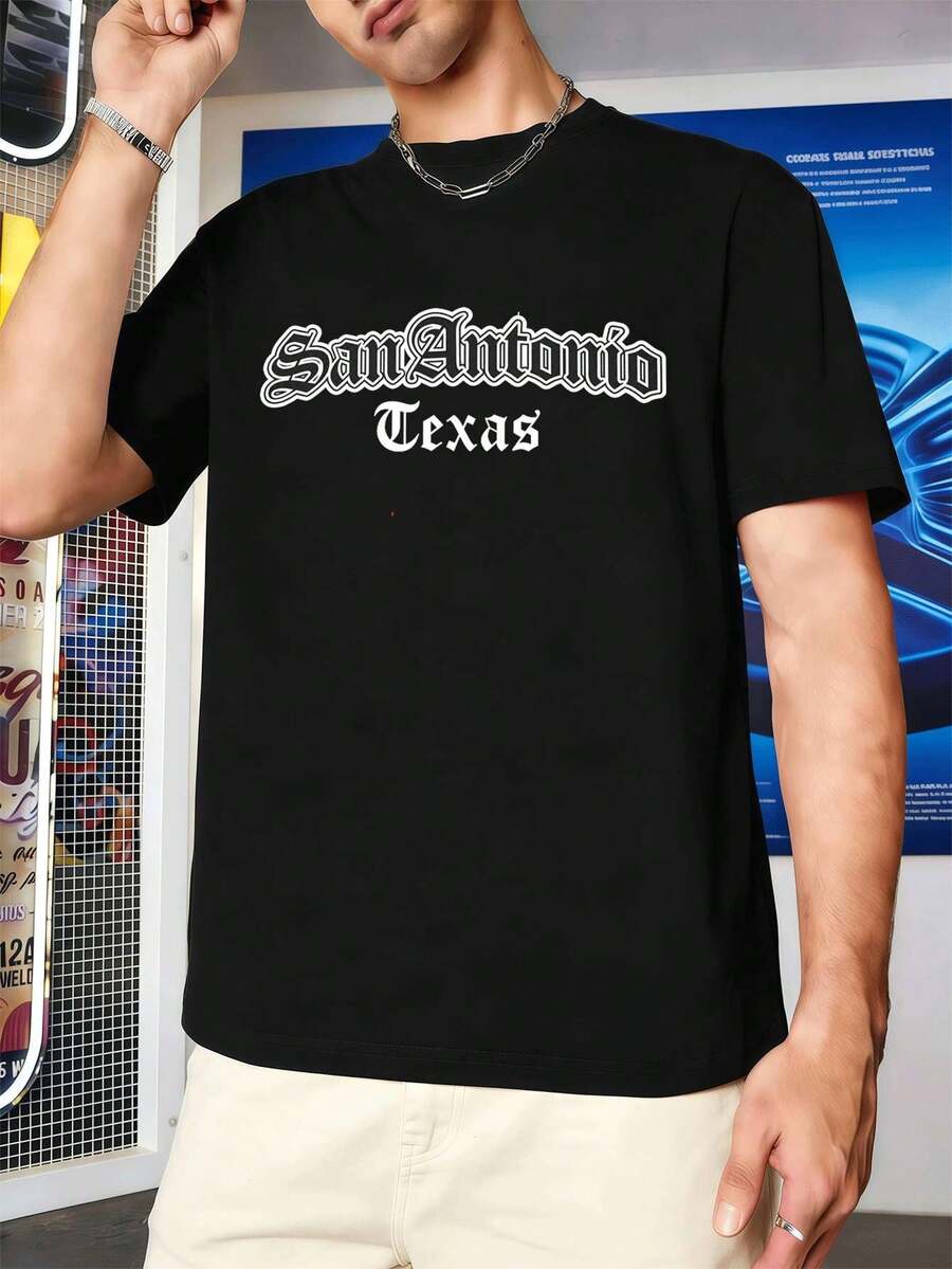 Men T-Shirts - Black - View 1