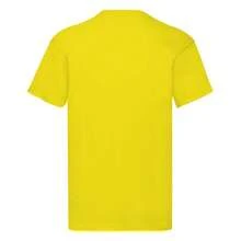 Fruit Of The Loom Screen Stars Mens Original Short Sleeve T-Shirt - Yellow - View 2