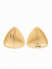 1 Pair Double-Sided Adhesive Breast Lift Pads, Breathable Silicone Triangle Breast Pads, Strong Lift, Reusable, Suitable For Bandeau Bras, Bikini Bras, Swimsuit Bras And Sports Bras, Comfortable And Invisible, Create Natural Breast Shape - Multicolor - View 11