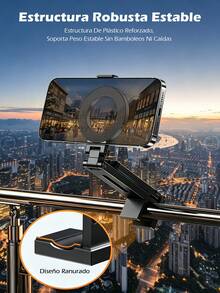 Universal Magnetic Tripod Mount For IPhone 12-17 Series | Sturdy Tablet Stand With 360° Rotation And 2-In-1 Desktop And Laptop Modes - one-size - View 8