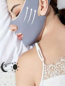 1/2pcs Unisex Adjustable V-Shaped Reusable Face Cover Strap, Seamless Fit Design, Breathable Nylon Fabric - Multicolor - View 10