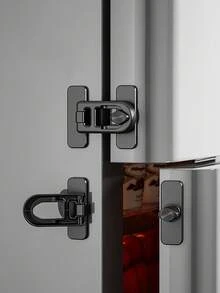 Refrigerator Lock, Refrigerator Lock, Drawer Lock, Oven Lock, Pet Lock, Door And Window Lock, Suitable For Refrigerator, Microwave, Oven, Cabinet, Room, Door, Drawer, Prevent Opening - Multicolor - View 14