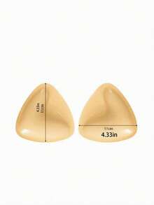 1 Pair Double-Sided Adhesive Breast Lift Pads, Breathable Silicone Triangle Breast Pads, Strong Lift, Reusable, Suitable For Bandeau Bras, Bikini Bras, Swimsuit Bras And Sports Bras, Comfortable And Invisible, Create Natural Breast Shape - Multicolor - View 13