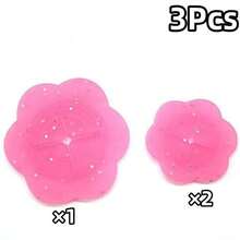 3/5/8Pcs Silicone Clothing Clips, Waist Tightener, Suitable For T-Shirts And Dresses, Multi-Functional Shirt Fixing Straps With Floral And Solid Color Pattern Design, Enhancing Daily Wear And Party Elegance - Multicolor - View 22