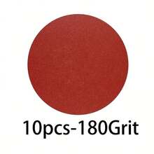 10pcs 9-Inch Holeless (225mm) Multi-Grit 60-600# Round Sandpaper - Suitable For Woodworking, Rust Removal And Polishing, Compatible With All 225mm Orbital Sanders, Furniture And Metal Treatment, Durable Abrasive Pads, Home Improvement Tool Accessories - Red - View 13