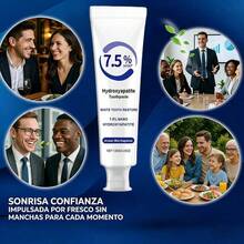 Toothpaste With 7.5% Hydroxyapatite For Fresh Breath - Mint Flavor - View 4