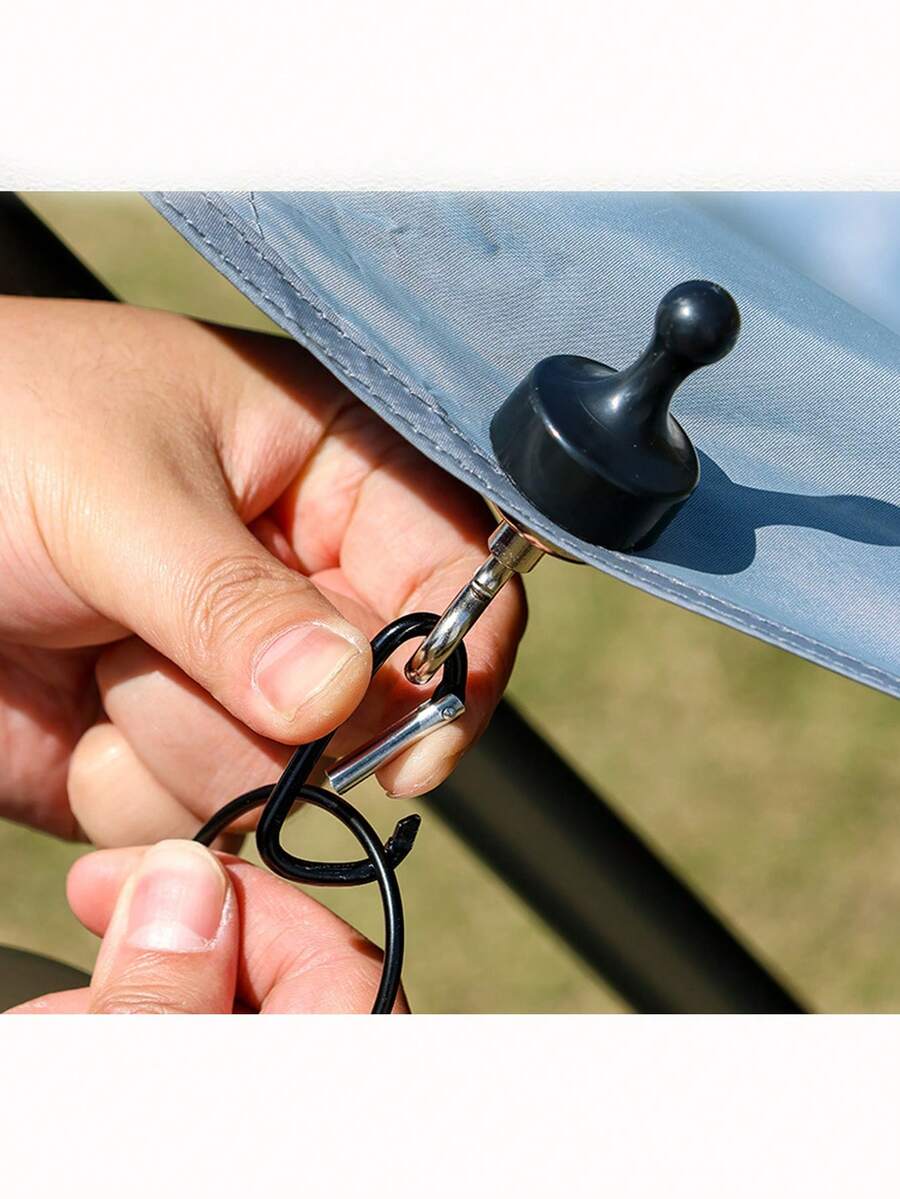 1 Stück starker Magnetischer Haken, Outdoor Camping Baldachin Zelt Befestigungshaken, Camping Licht Magnet Kletterhaken - Verschiedenfarbig - Übersicht 1
