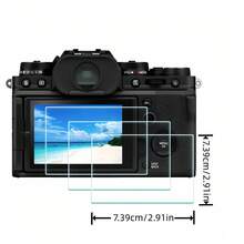 3pcs Tempered Glass Screen Protector For Fujifilm X100V/100VI/XT-4, 9H High Hardness Tempered Glass, HD Bubble-Free, Camera Accessories, Screen Protector, Outdoor Photography Gear, Seamless Design, HD Durable Screen Protector - View 4