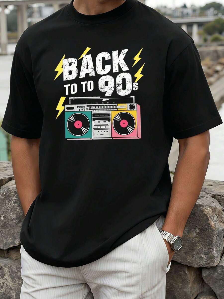 T-shirts för män - Svart - Visa 1