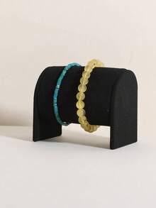 1pc Microfiber Watch Display Stand, Watch Holder, Watch Bracelet, Anklet, Beaded Necklace Display Rack And Photography Prop, This Rack Can Be Used As A Storage Rack For Watches, Necklaces, Bracelets And Bangles, Suitable For Men And Women As Holiday Gifts And Jewelry Storage - Bracelet/watch Stand - View 13