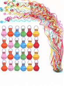 1/10pcs Handmade Toss Meteor Confetti Lights, Wedding Party Handmade Toss Silk Confetti Paper, Hassle-Free Party Magic Paper, Suitable For Proposal, Wedding, Create Joyful Atmosphere, Essential For Holiday Party, Graduation Season, Carnival Party - Multicolor - View 2