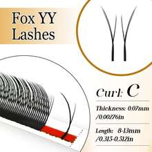 CoMango 12Rows C/D Fox YY Eyelash Extension Three Layers Y Shaped 0.07MM Premade False Lashes Left And Right YY Fox Eyelashes Elongated Your Eyes - View 25