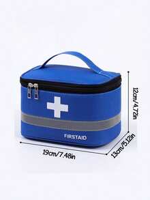 1pc Portable First Aid Kit Travel Emergency Bag Home Outdoor Health Organizer Case Pouch Box Home Storage - Multicolor - View 5