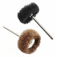 40pcs Mini Drill Abrasive Brush Nylon Buffing Polishing Wheel Sanding Head 3mm Shank Buffs Rotating Tool Accessories - Multicolor - View 3