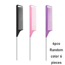 4pcs Plastic Hair Combs, Suitable For Thick/Curly/Fine/Long/Short Hair, Unisex, Ideal For Salon And Home Use. Magnetic Wrist Strap, Iron Suction Cup Hair Clip, Sewing Supplies, Metal Hair Clip Styling Tool Comb, Anti-Static Hair Comb, Hair Styling Tool, Hair Accessories. - Multicolor - View 28