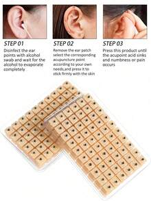 600pcs Ear Acupressure Patches, Acupoint Massage Patches, Ear Patches, Seed Patches, Massage Patches, Ear Acupressure Seed Patches, Acupoint Pressure Seed Patches, Ear Seed Patches, Relaxation And Acupoint Massage Seed Patches - View 5