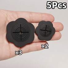 3/5/8Pcs Silicone Clothing Clips, Waist Tightener, Suitable For T-Shirts And Dresses, Multi-Functional Shirt Fixing Straps With Floral And Solid Color Pattern Design, Enhancing Daily Wear And Party Elegance - Multicolor - View 18