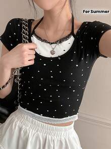 Women Tops - Black - View 1