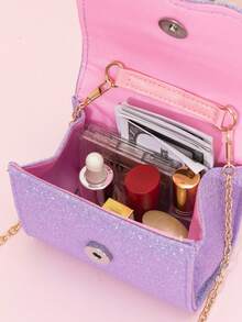 1pc Butterfly Flower Small Square Bag Cute Lace Bow Small Square Pearl Handbag, Suitable For Outings And Holiday Gifts - Butterfly Style - View 7