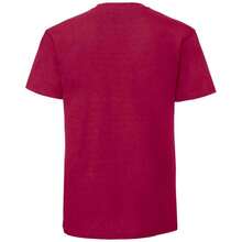 Fruit Of The Loom Mens Ringspun Premium T-Shirt - Cranberry - View 2