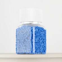 1100pcs/Set Blue Series Refill Melty Beads, DIY Pendant Decoration Keychain Bag Charm, Craft Making Material, Birthday, Graduation, Valentine's Day, Party Gift, 2.6mm Assorted Color Melty Beads Refill - 2.6mm Puzzle Beads - View 21