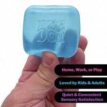 asmodee Schylling NeeDoh Nice Cube Squishy Toy, Super Solid Slow-Rebound Sensory Cube, Assorted Colors (Random) - Multicolor - View 6