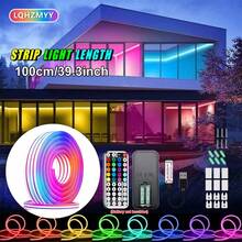 LQHZMYY 5V USB Powered RGB Neon Light Strip, Flexible LED Light Strip, Remote Control Neon Light Strip, Suitable For Gaming Room And Bedroom Decoration Lighting, LED Neon Light Strip With Remote Control Bedroom Atmosphere Light Strip - RGB Neon Lights - View 15