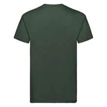 Fruit Of The Loom Mens Super Premium T-Shirt - Bottle Green - View 2