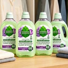 Seventh Generation Free & Clear Unscented Fabric Conditioner, Mild Gentle Softener Ideal For Sensitive Skin & Baby Garments - 單身的 - 查看 1