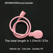 1 đầu nối vòi sen đa năng, dài 51,57 inch, bộ chuyển đổi dễ sử dụng để gội đầu, vòi phun tắm, kết nối nhanh đơn giản để tắm cho thú cưng. - Nhiều màu - Xem 14