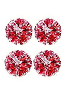 2pcs Cheerleading Pom Poms, Vibrant Colors, Thickened & Densified, With Rings, More Durable, Suitable For Cheerleading Competitions, Parties, Performances - Multicolor - View 25