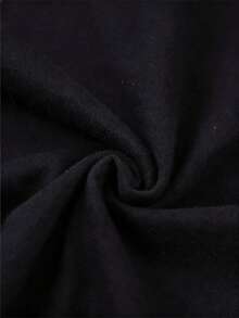 Plus Size Casual T-Shirt - Black - View 4