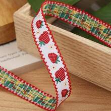 刺繡針織緞帶 DIY 蝴蝶結髮夾配件,適用於衣物、鞋子、帽子、禮物盒裝飾緞帶 - 多色 - 查看 6