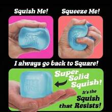 asmodee Schylling NeeDoh Nice Cube Squishy Toy, Super Solid Slow-Rebound Sensory Cube, Assorted Colors (Random) - Multicolor - View 7